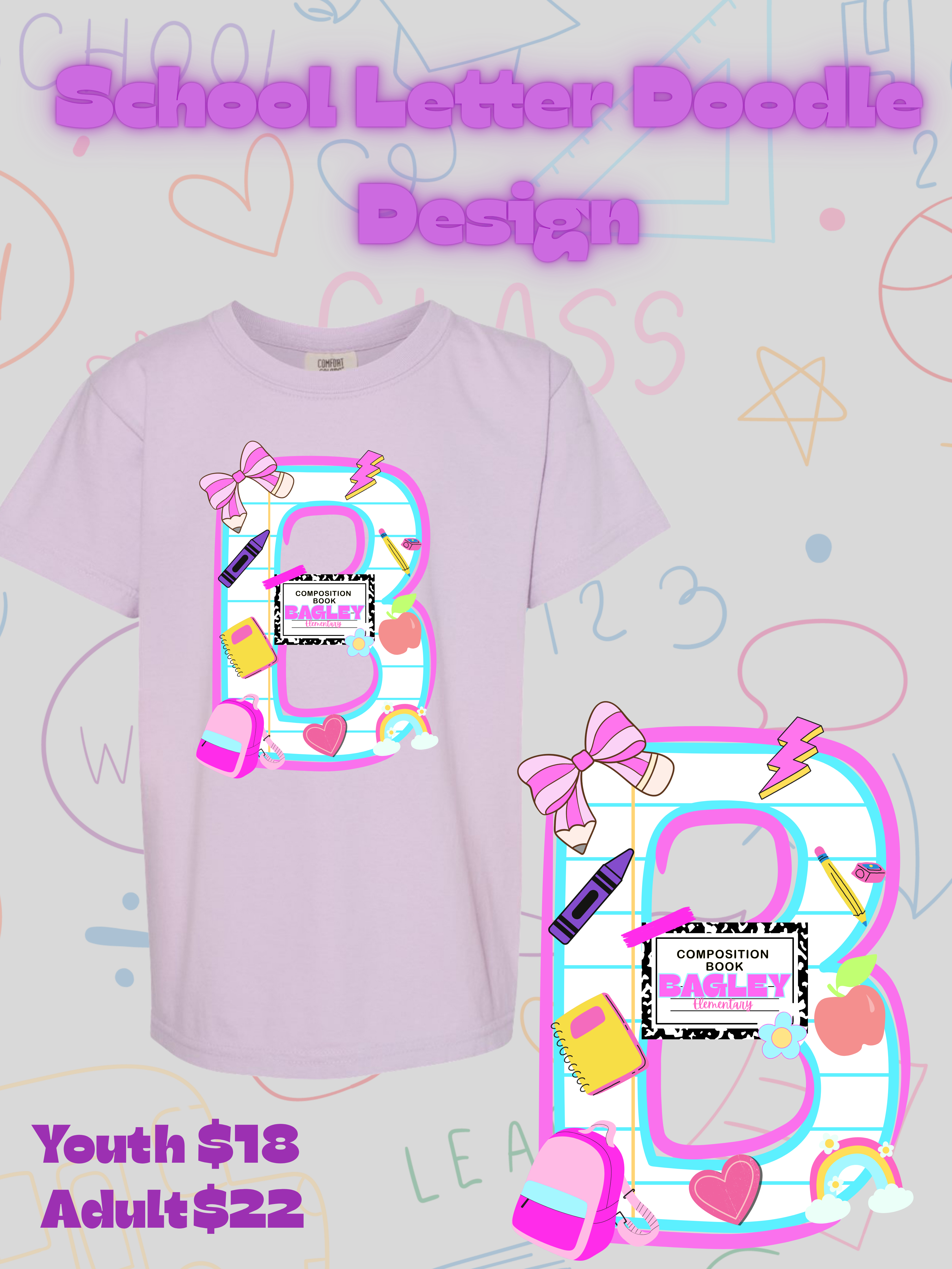 Doodle letter T