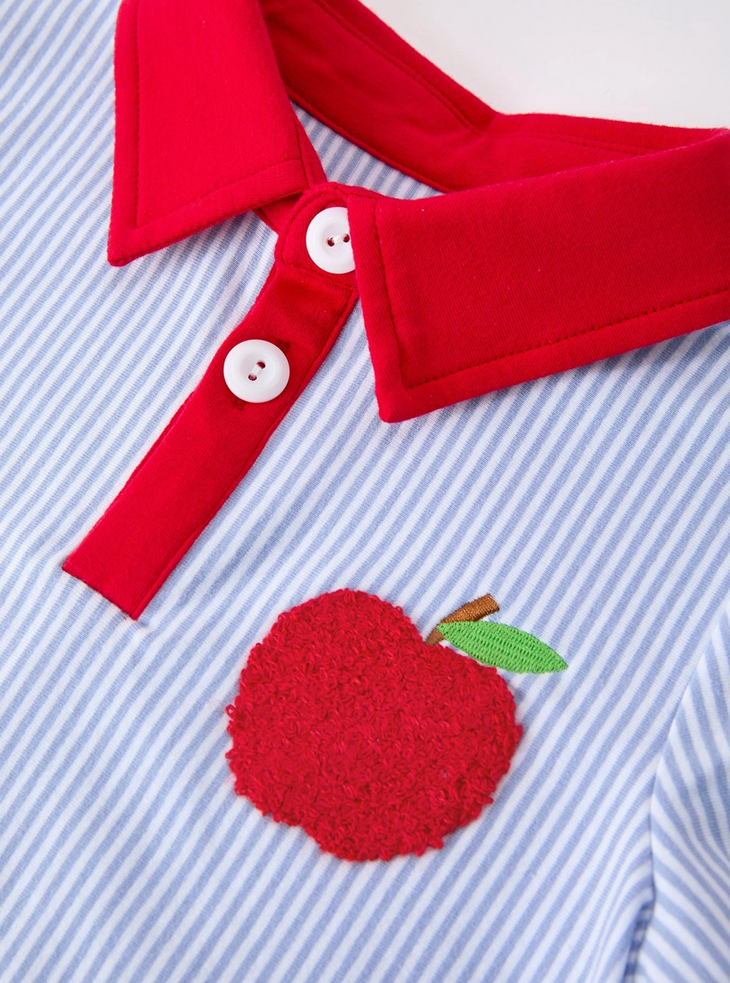 Blue and Red Apple Short Set
